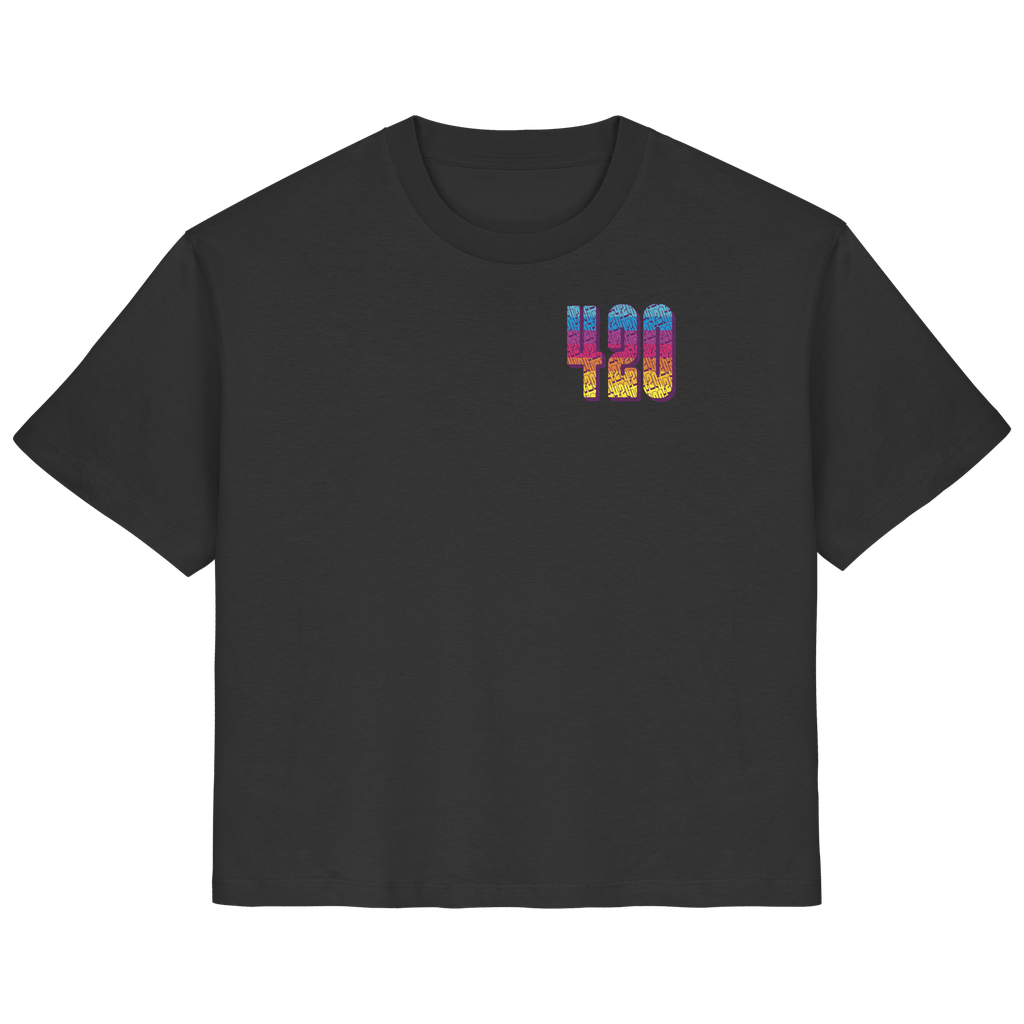 420 Regenbogen Lettering - Ladies Organic Shirt