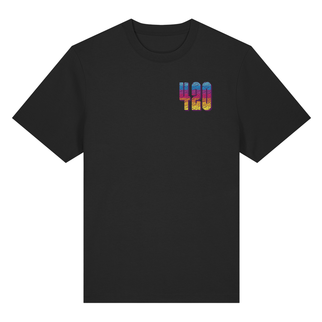 420 Regenbogen Lettering - Organic Heavy T-Shirt