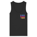 420 Regenbogen Lettering - Womens Organic Fitted Tank Top