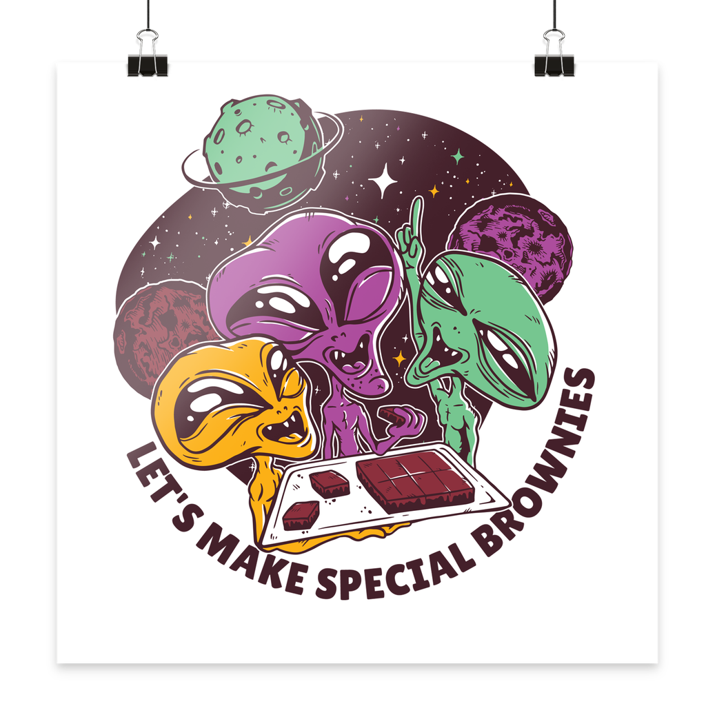 Let's Make Special Brownies - Poster 40x40