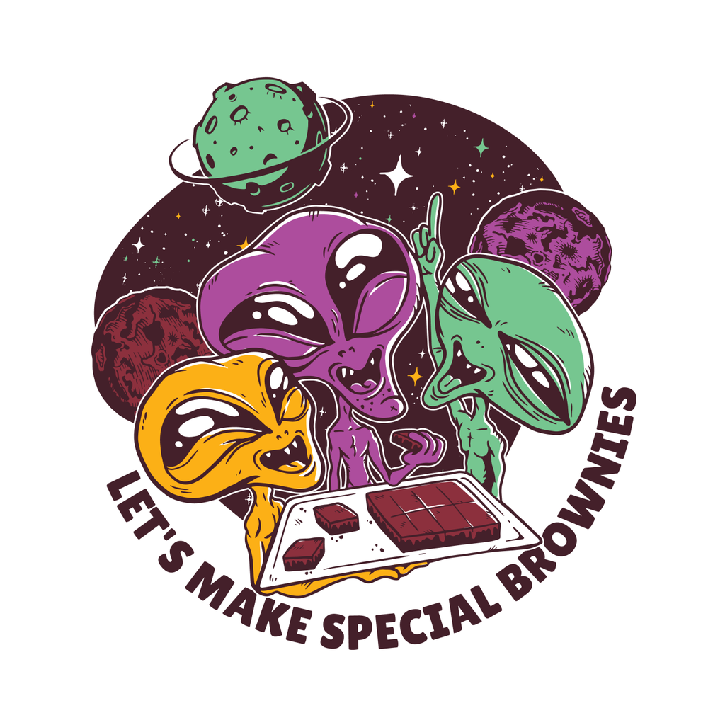 Let's Make Special Brownies - Ladies Organic Shirt