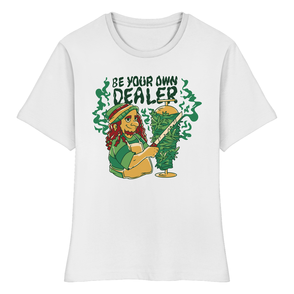 Be Your Own Dealer - Fitted Ladies Organic Shirt