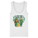 Be Your Own Dealer - Womens Organic Fitted Tank Top