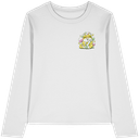 Bong-Katze mit Bubbles - Womens Organic Longsleeve T-Shirt