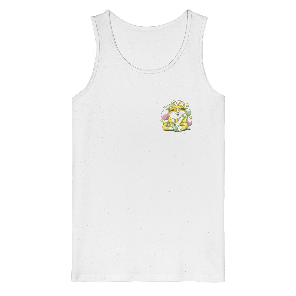 Bong-Katze mit Bubbles - Organic Tank Top