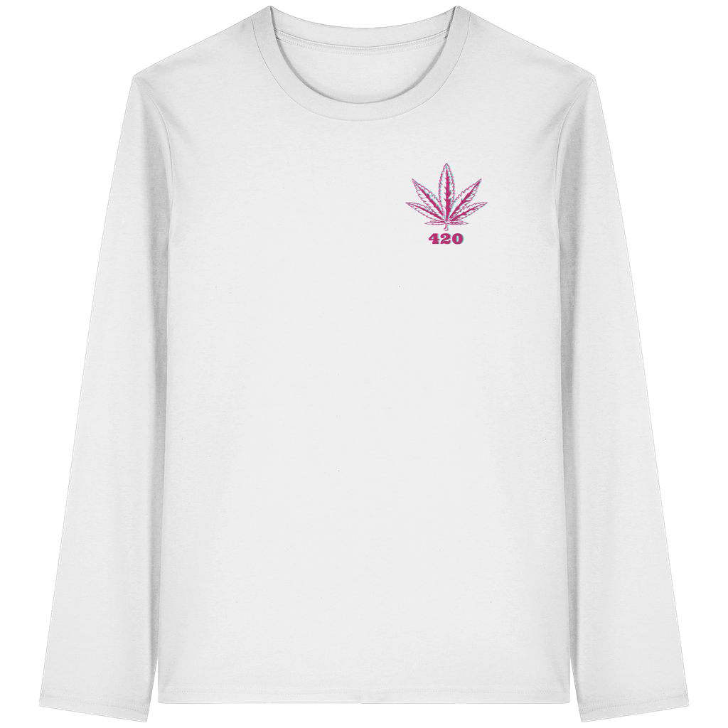 420 Hanfblatt Retro - T-Shirt